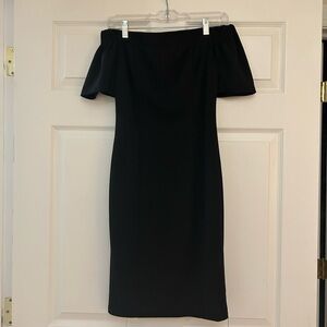 Lulus Black off the Shoulder Dress